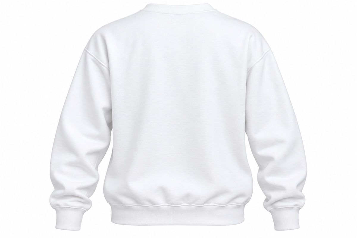 Beverly Hills - White Oversized Crewneck