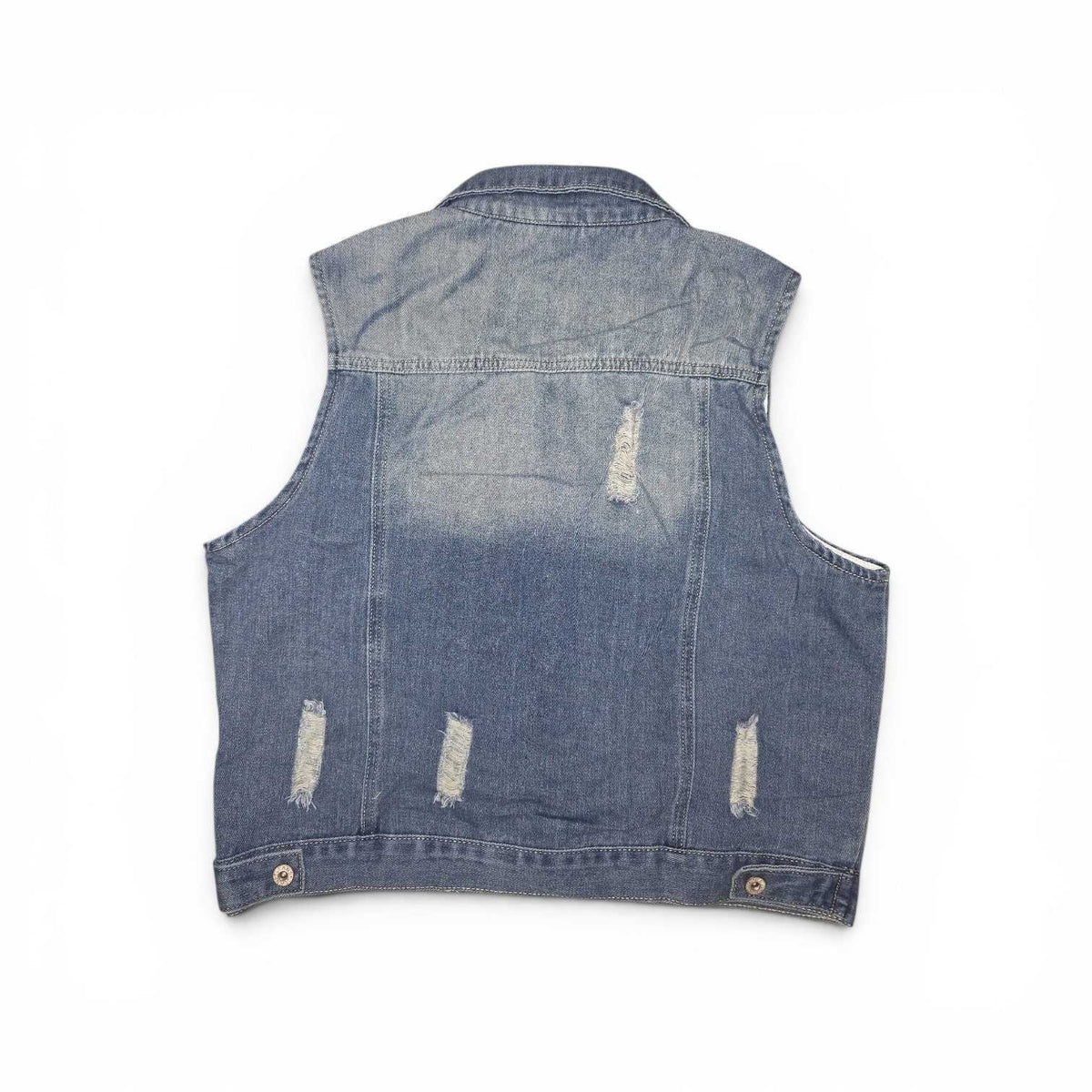 Daybreak Denim - Distressed Blue Vest