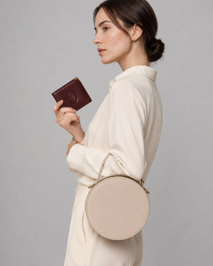 Bordeaux Compact Fold Wallet