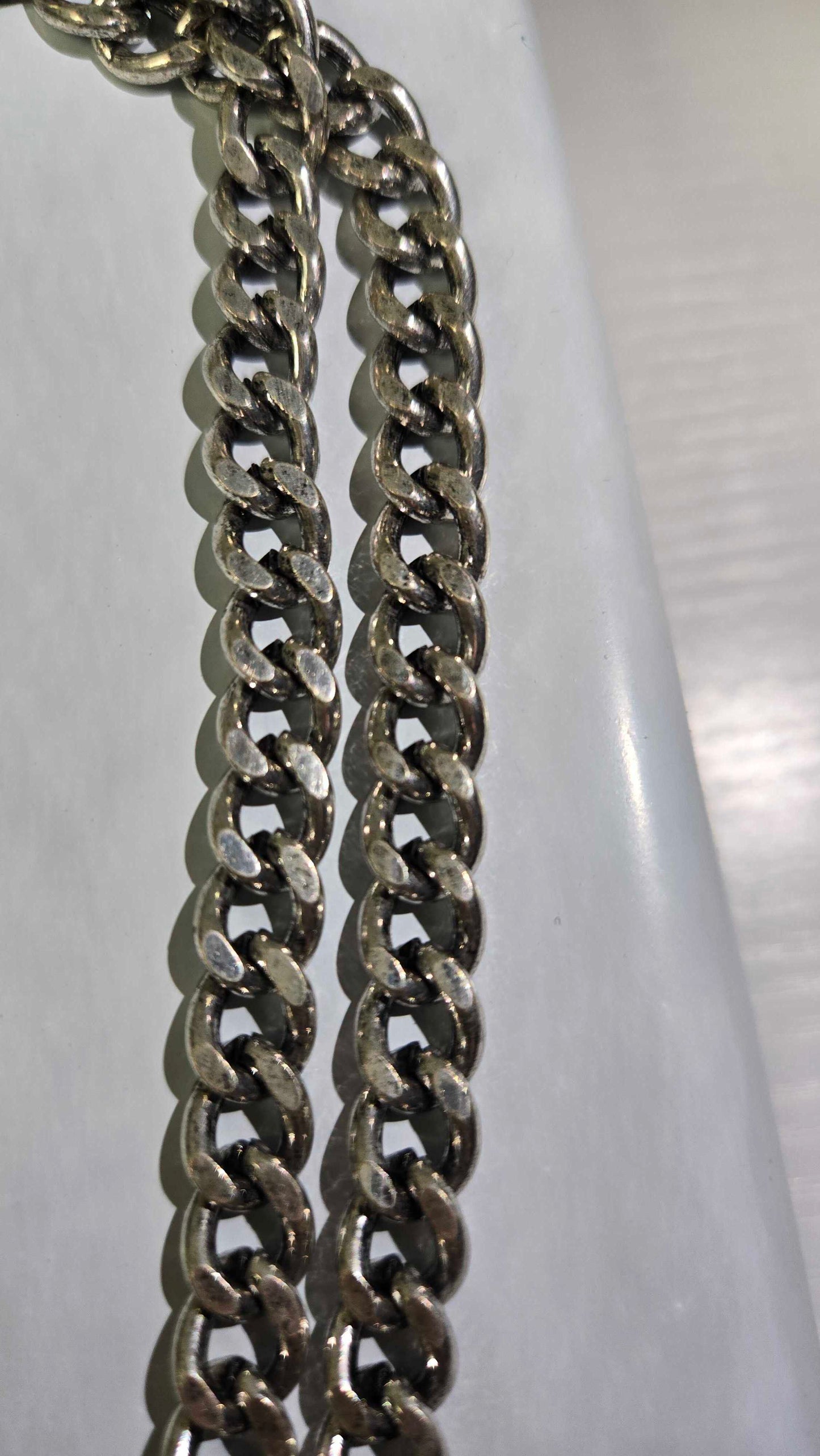 Eye Candy LA Silver Jaquar Necklace