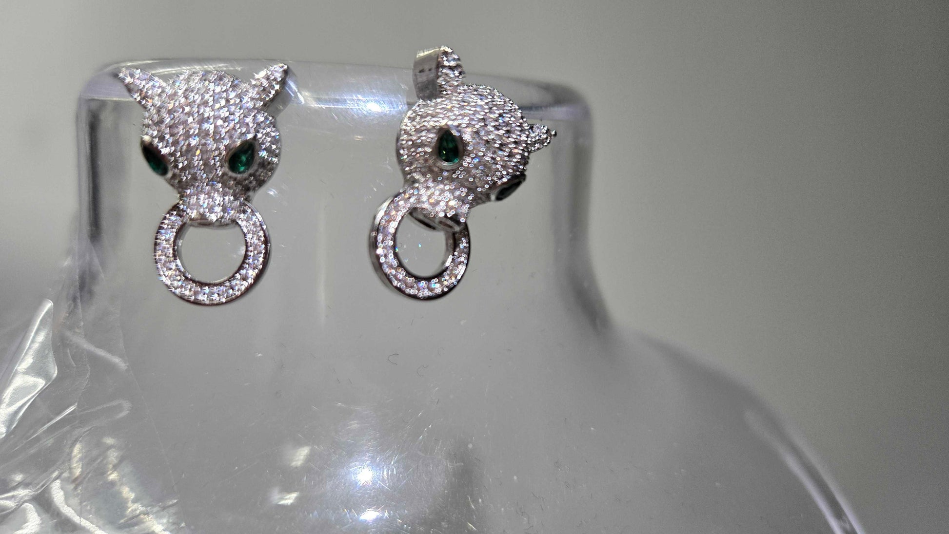 Eye Candy Jaquar Cubic Zirconia Earrings