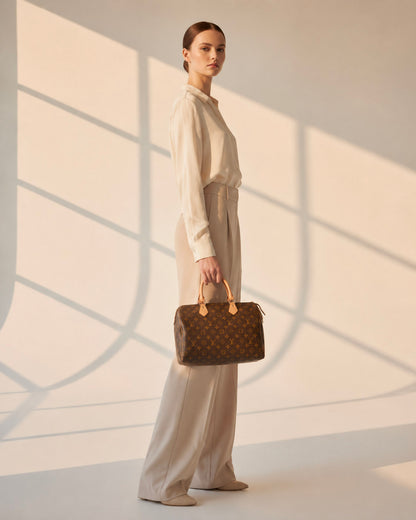 Heritage Monogram Mini Satchel