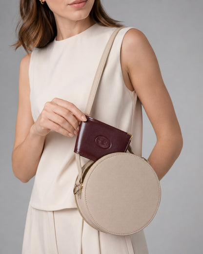 Bordeaux Compact Fold Wallet