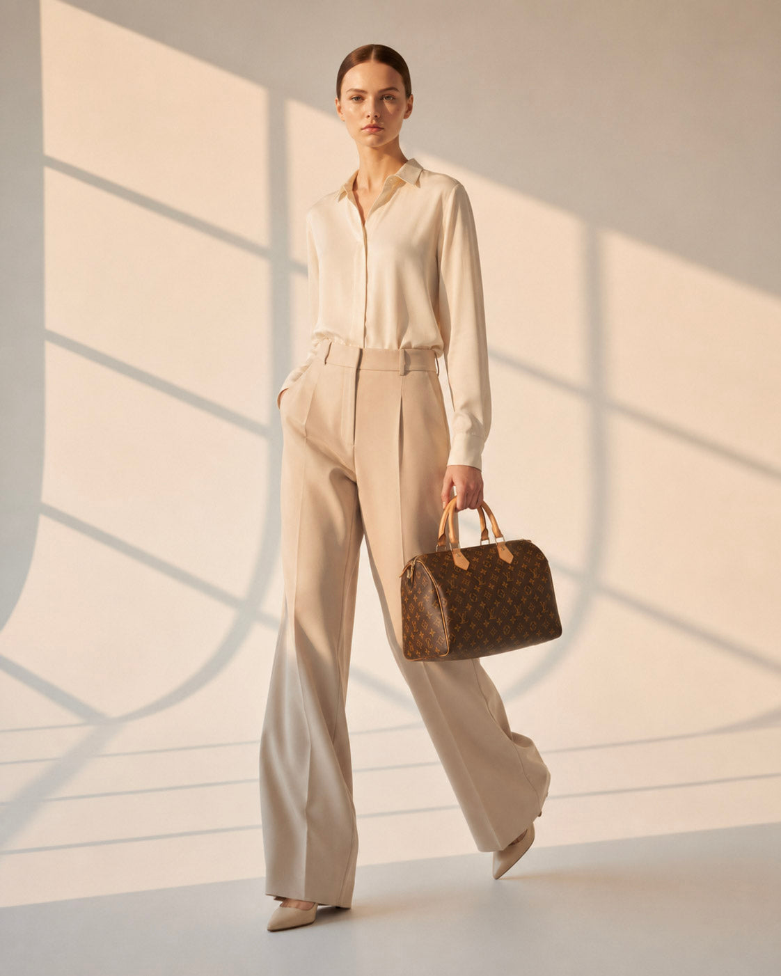 Heritage Monogram Mini Satchel
