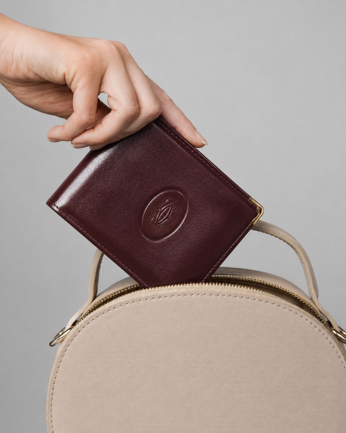 Bordeaux Compact Fold Wallet
