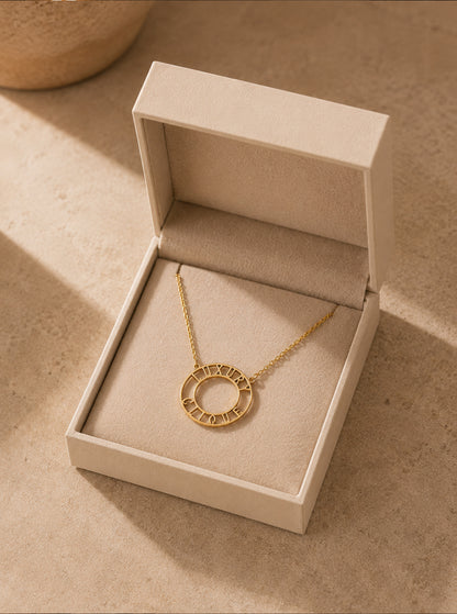 Luxury Clique Circle Gold Necklace