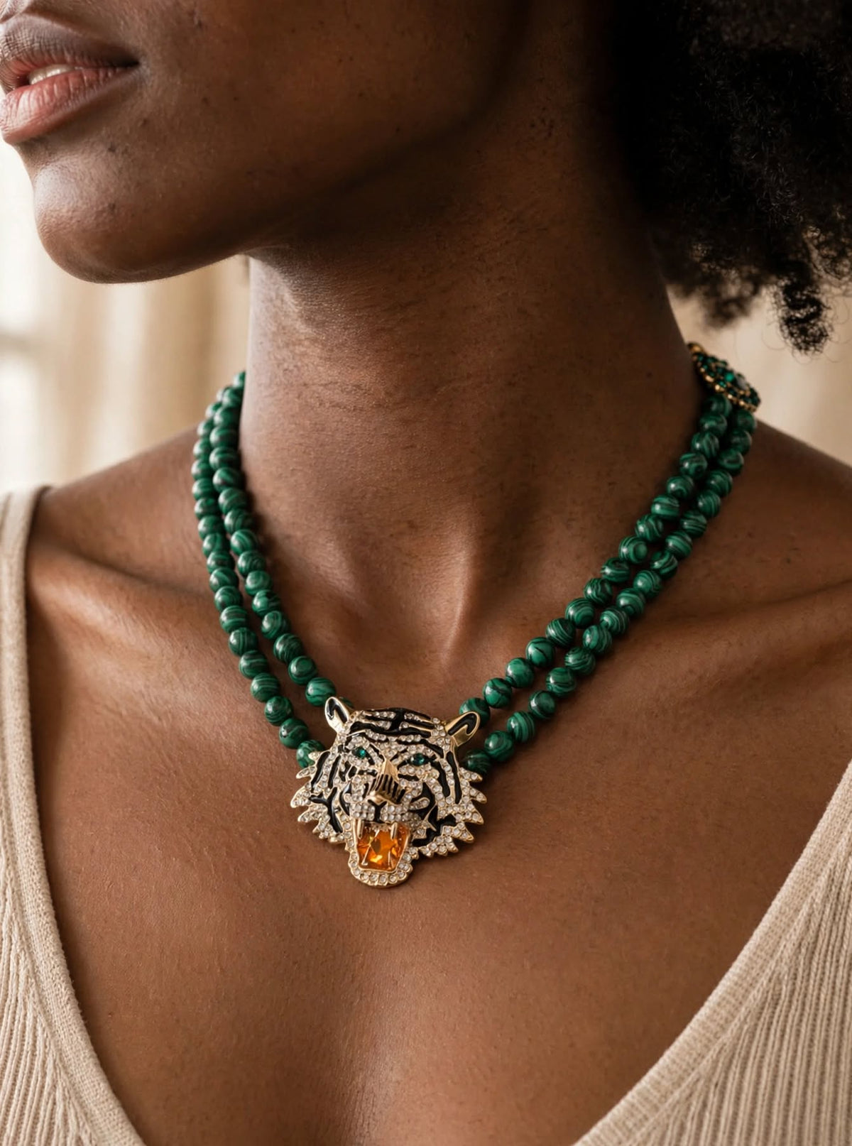 Green Agate Tiger Stone Eye Candy LA