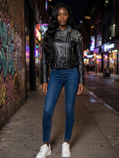 The Heritage Bling Moto Jacket