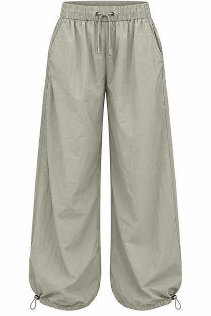 Off-Duty - Stone Nylon Tracksuit Set