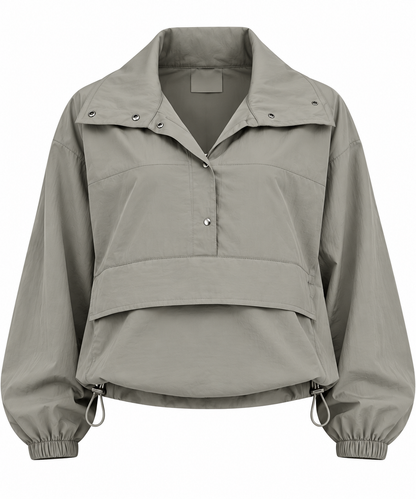 Off-Duty - Stone Nylon Tracksuit Set