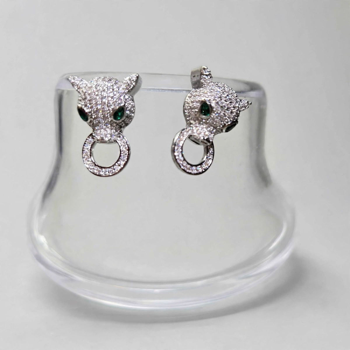 Eye Candy Jaquar Cubic Zirconia Earrings